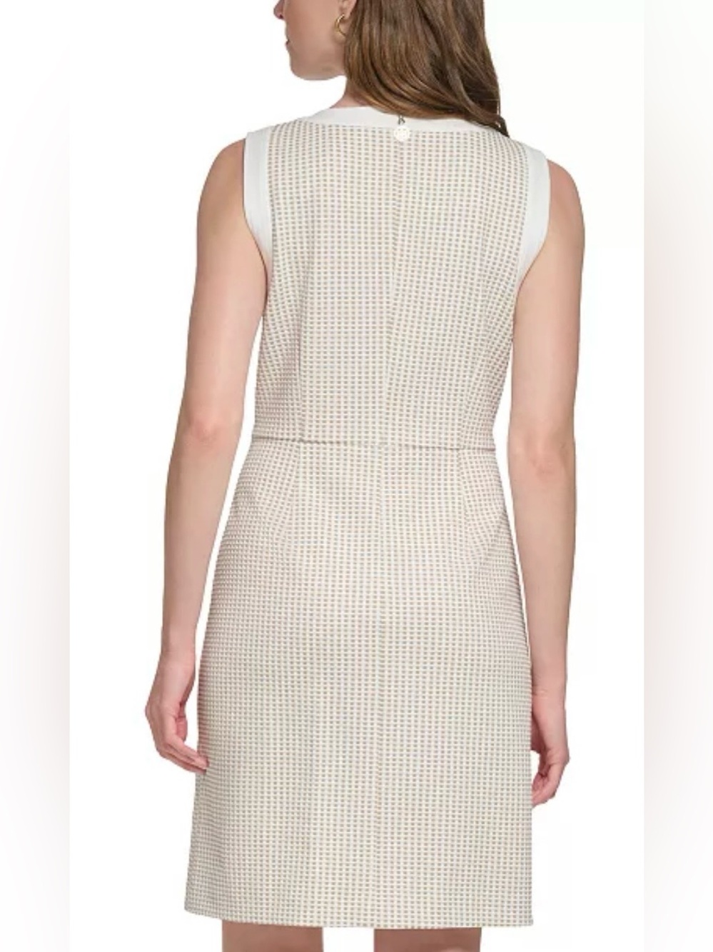 Tommy Hilfiger Women’s Faux-Button Front Sheath Dress (0198) - Picture 2 of 8